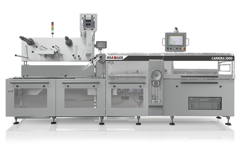 Ima Ilapak Carrera 5000 horizontal flow wrap packaging machine form fill and seal with rotatable jaws flow pack high speed